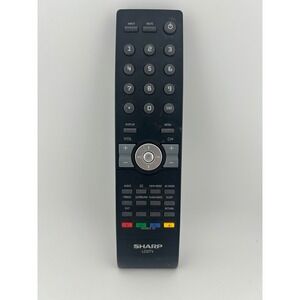 Sharp LCDTV Remote Control‎ Original Black Replacement
